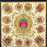 エルメス カレ90 LES ARMES DE PARIS パリの紋章 スカーフ マルチカラー シルク レディース HERMES 【中古】